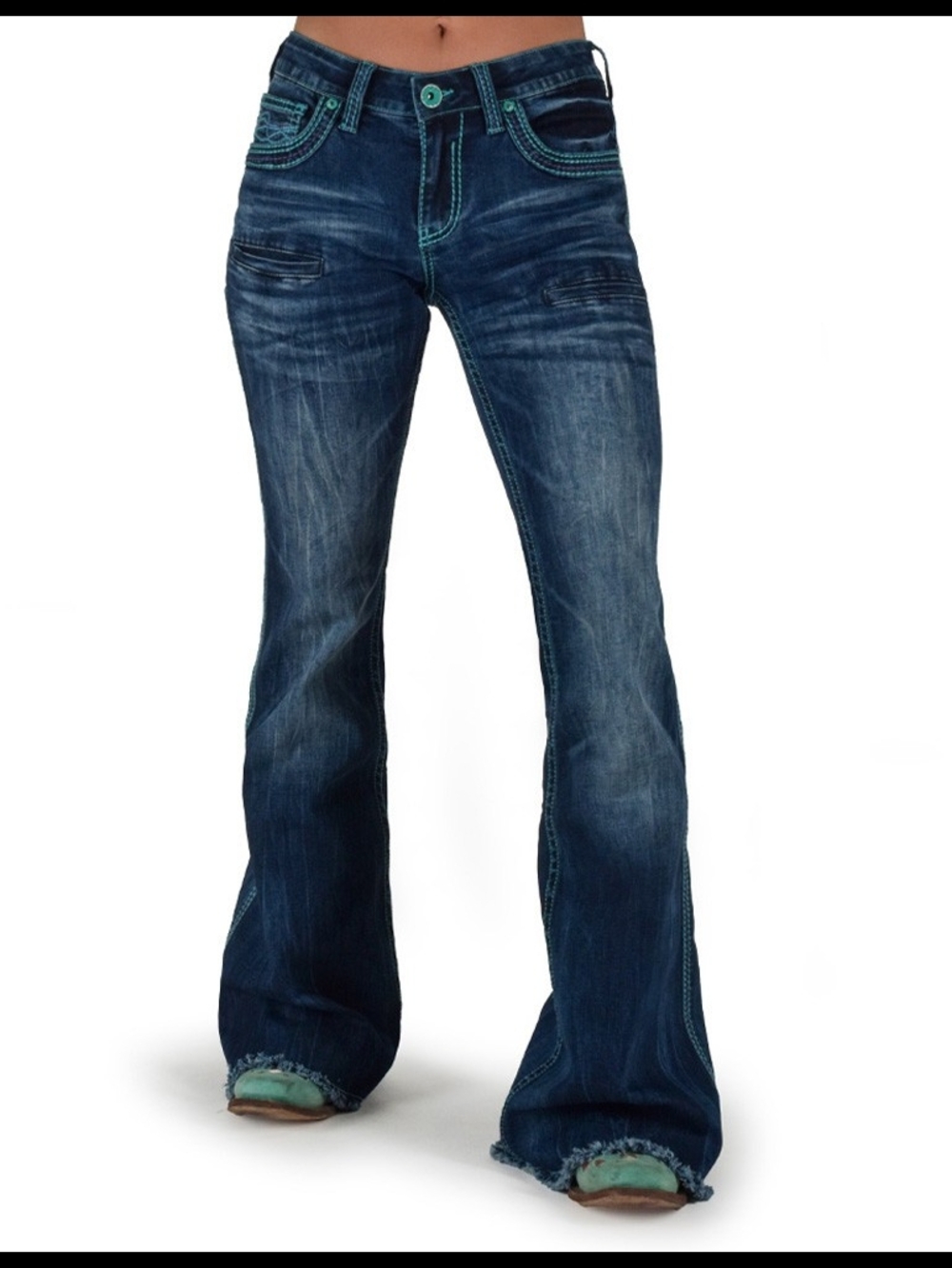 Turquoise Hurricane Trouser